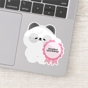 Gecertificeerde Opgebrande Panda Sticker