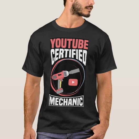 Gecertificeerde outube-techniek t-shirt (Voorkant)