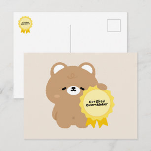 Gecertificeerde Overdenker Bever Feestdagenkaart