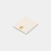 Gecertificeerde Overdenker Bruine Beer Post-it® Notes (Schuin)