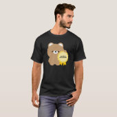 Gecertificeerde Overdenker Bruine Beer  T-shirt (Voorkant volledig)