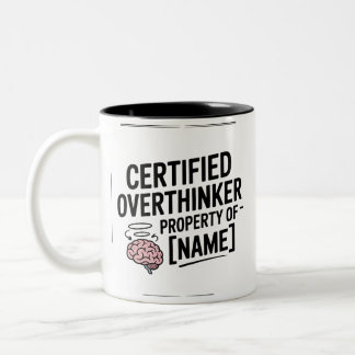 Gecertificeerde Overdenker Funny Gift Mok