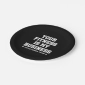 Gecertificeerde persoonlijke trainer Fitness Coach Papieren Bordje (Gekanteld)