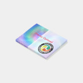 Gecertificeerde Pickleball-liefhebber 1 Afbeelding Post-it® Notes (Schuin)