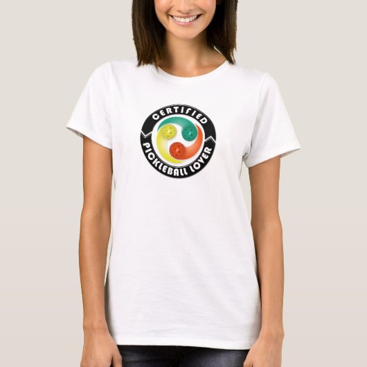 Gecertificeerde Pickleball Lover 1 Jersey Tank Jur (Voorkant)