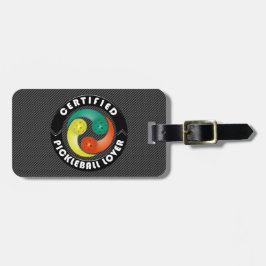 Gecertificeerde Pickleball Lover 1 Opties Bagagela Bagagelabel