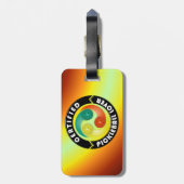 Gecertificeerde Pickleball Lover 1 Opties Bagagela Bagagelabel (Achterkant verticaal)