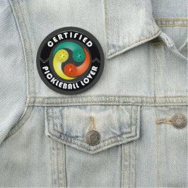 Gecertificeerde Pickleball Lover 1-opties Naamplaatje