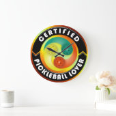 Gecertificeerde Pickleball Lover 1 wandklokken (Huis)