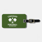 Gecertificeerde Pickleball-technicus Bagagelabel (Voorkant horizontaal)