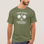 Gecertificeerde Pickleball-technicus T-shirt (Voorkant)