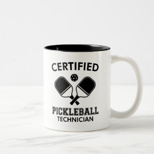 Gecertificeerde Pickleball-technicus Tweekleurige Koffiemok