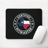 Gecertificeerde Pitmaster Texaanse Bbq Grill Texas Muismat (Met muis)