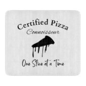 Gecertificeerde Pizza Connoisseur Snijplank (Voorkant)