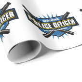 Gecertificeerde politieambtenaar cadeaupapier (Rol Hoek)