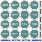 Gecertificeerde RDN 16 Ronde Stickers (Voorkant)