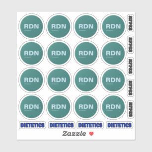 Gecertificeerde RDN 16 Ronde Stickers