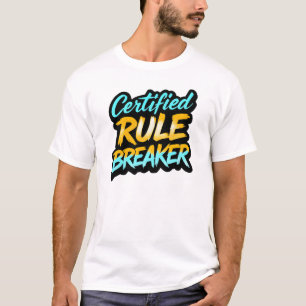 Gecertificeerde regelaar   Edgy Graffiti T-shirt