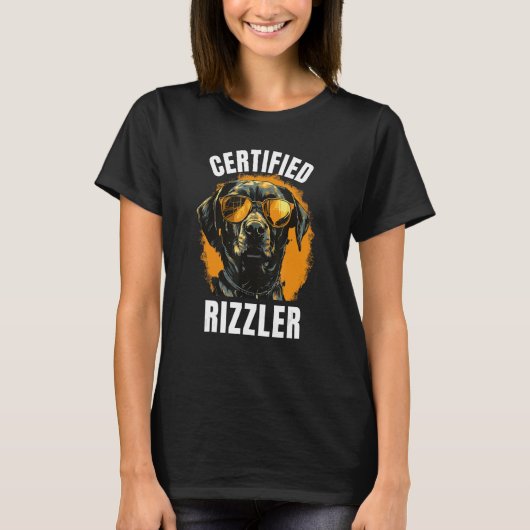 Gecertificeerde Rizzler, Grappige meme, memes, W R T-shirt (Voorkant)