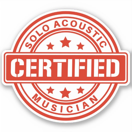 Gecertificeerde SAM Embleem Custom Cut Sticker 4 " (Voorkant)