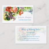 Gecertificeerde schoonheidsspecialiste  Roze Roze  Visitekaartje (Voorkant / Achterkant)