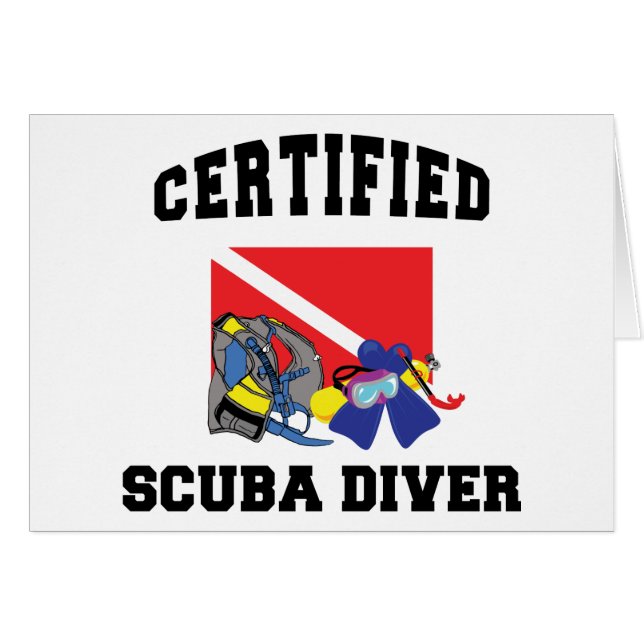 Gecertificeerde SCUBA-server (Voorkant Horizontaal)