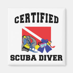 Gecertificeerde SCUBA-server Magneet