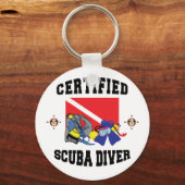 Gecertificeerde SCUBA-server Sleutelhanger (Voorkant)