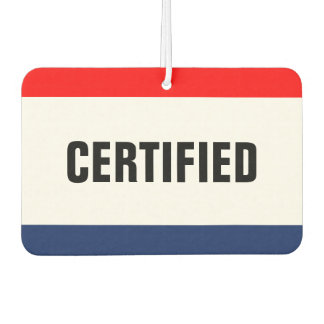 Gecertificeerde service voor autoverkoop -  luchtverfrisser