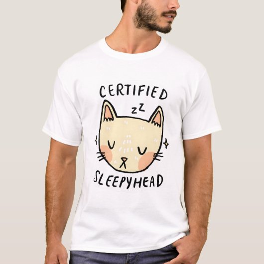 Gecertificeerde Slaapkop T-shirt (Voorkant)