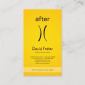 Gecertificeerde slanke fitness - weegvak voor gesc visitekaartje (Achterkant)