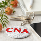Gecertificeerde sleutelhanger verpleegkundige (Zijkant)