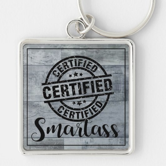 Gecertificeerde Smartass 2 Sleutelhanger (Voorkant)