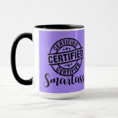 Gecertificeerde Smartass Paars Mok (Links)