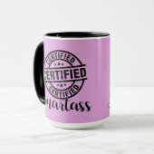 Gecertificeerde Smartass Roze Mok (Voorkant links)
