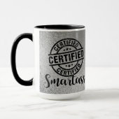 Gecertificeerde Smartass Zilver Mok (Links)