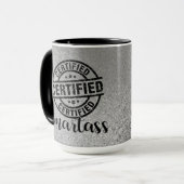 Gecertificeerde Smartass Zilver Mok (Voorkant links)
