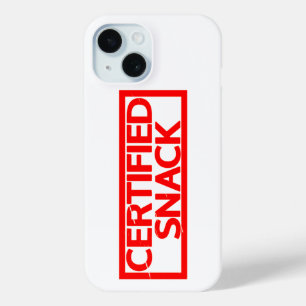 Gecertificeerde Snack Stamp iPhone 15 Case