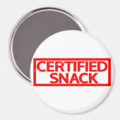 Gecertificeerde Snack Stamp Magneet (Voorkant / Achterkant)