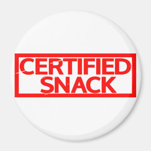 Gecertificeerde Snack Stamp Magneet
