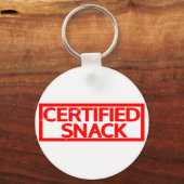 Gecertificeerde Snack Stamp Sleutelhanger (Achterkant)