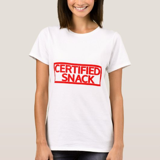 Gecertificeerde Snack Stempel T-shirt (Voorkant)