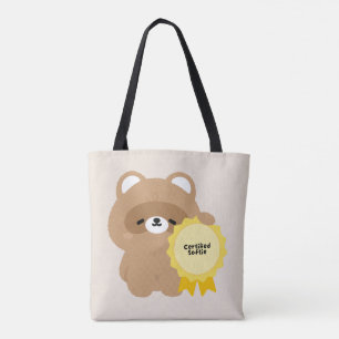 Gecertificeerde Softie Bever Tote Bag