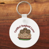 Gecertificeerde Spaghetti Lover Sleutelhanger (Voorkant)