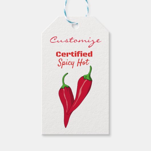 Gecertificeerde Spicy Hot Thunder_Cove Cadeaulabel (Voorkant)