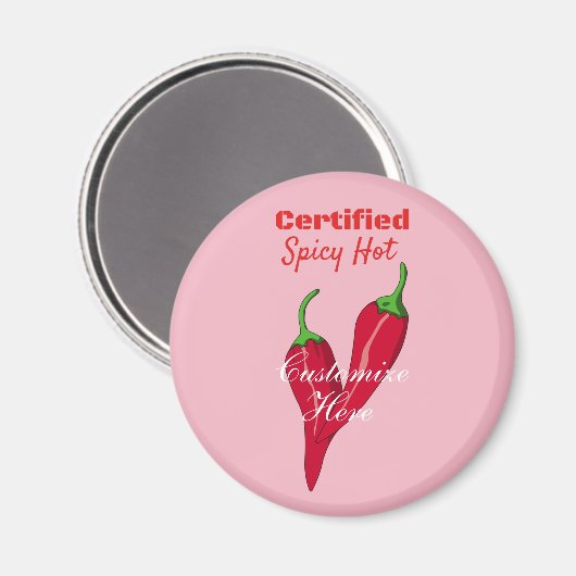 Gecertificeerde Spicy Hot Thunder_Cove Magneet (Voorkant / Achterkant)