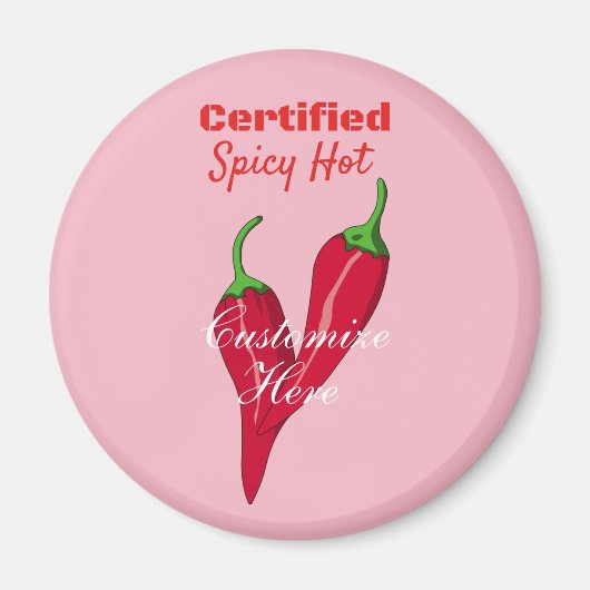 Gecertificeerde Spicy Hot Thunder_Cove Magneet (Voorkant)