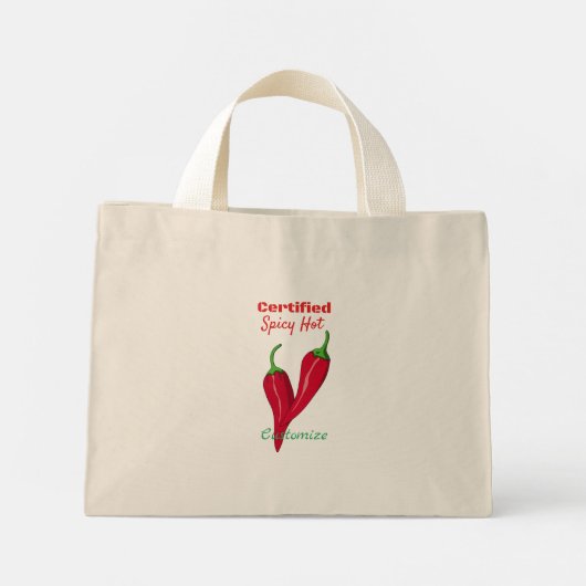 Gecertificeerde Spicy Hot Thunder_Cove Mini Tote Bag (Achterkant)