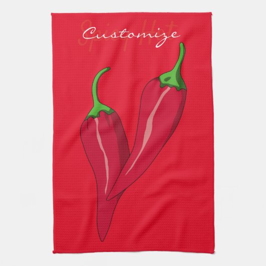 Gecertificeerde Spicy Hot Thunder_Cove Theedoek (Verticaal)