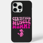 Gecertificeerde spier mama op rug Case-Mate iPhone case (Achterkant)